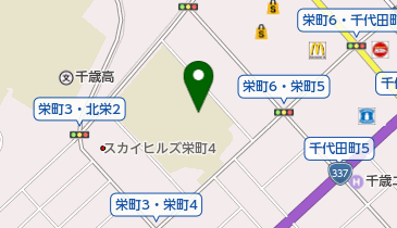 千歳市立千歳中学校の地図画像