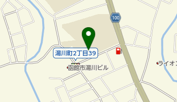 函館市立湯川中学校の地図画像