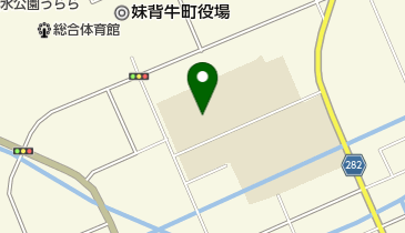 妹背牛町立妹背牛中学校の地図画像