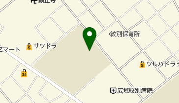 紋別市立潮見中学校の地図画像