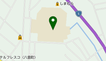 八雲町立八雲中学校の地図画像