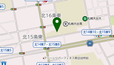 私立札幌大谷中学校の地図画像