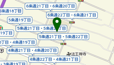 旭川市立朝日小学校の地図画像
