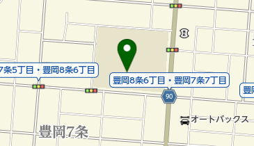 旭川市立愛宕小学校の地図画像