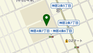 旭川市立神居小学校の地図画像