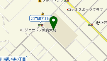 旭川市立大有小学校の地図画像