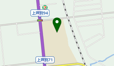 芦別市立上芦別小学校の地図画像