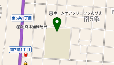 足寄町立足寄小学校の地図画像