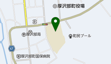 厚沢部町立厚沢部小学校の地図画像