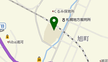 浦河町立浦河小学校の地図画像