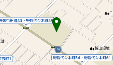 江別市立江別第二小学校の地図画像