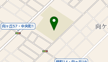 江別市立中央小学校の地図画像