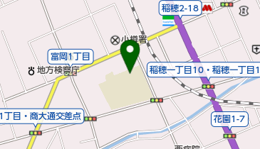 小樽市立稲穂小学校の地図画像
