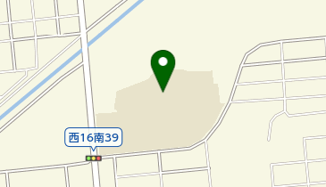 帯広市立稲田小学校の地図画像