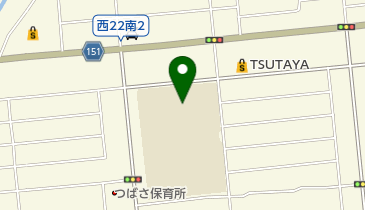 帯広市立開西小学校の地図画像