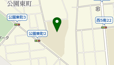 帯広市立花園小学校の地図画像