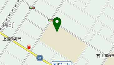 上富良野町立上富良野小学校の地図画像