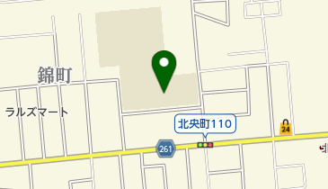 北見市立北光小学校の地図画像