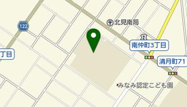 北見市立南小学校の地図画像