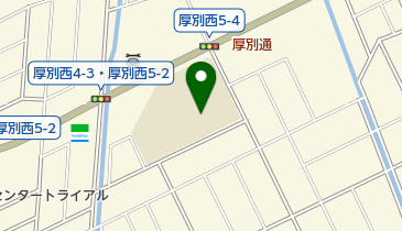 札幌市立厚別通小学校の地図画像