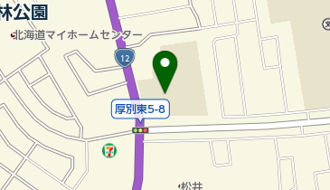 札幌市立厚別東小学校の地図画像