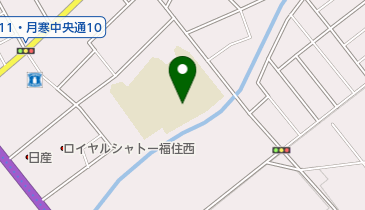 札幌市立あやめ野小学校の地図画像
