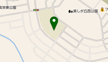 札幌市立美しが丘緑小学校の地図画像