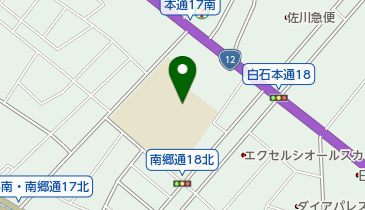 札幌市立大谷地小学校の地図画像