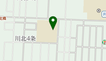 札幌市立川北小学校の地図画像
