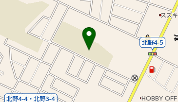 札幌市立北野台小学校の地図画像