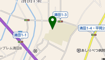 札幌市立清田小学校の地図画像