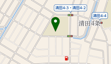 札幌市立清田南小学校の地図画像