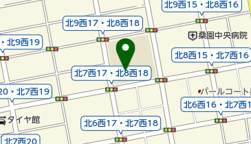 札幌市立桑園小学校の地図画像
