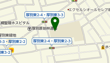 札幌市立小野幌小学校の地図画像