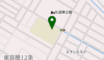 札幌市立札苗緑小学校の地図画像