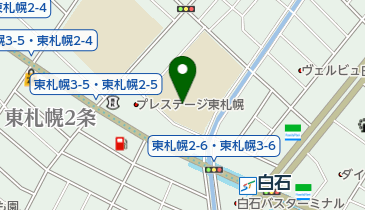 札幌市立東札幌小学校の地図画像