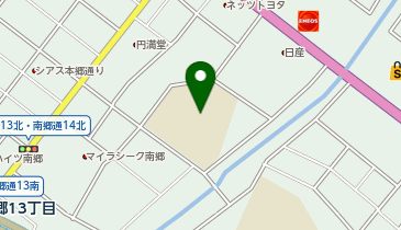 札幌市立東白石小学校の地図画像