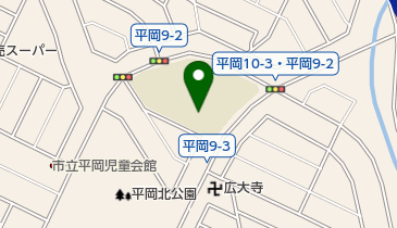 札幌市立平岡小学校の地図画像