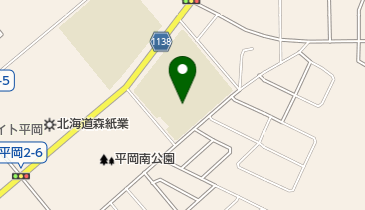 札幌市立平岡南小学校の地図画像
