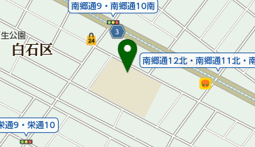 札幌市立本郷小学校の地図画像