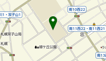 札幌市立緑丘小学校の地図画像