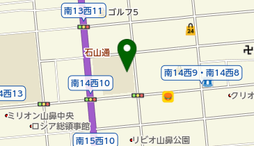 札幌市立山鼻小学校の地図画像