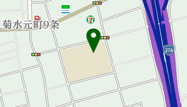 札幌市立米里小学校の地図画像