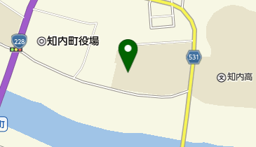 知内町立知内小学校の地図画像
