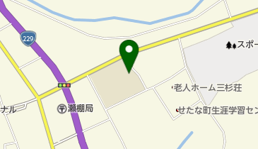 せたな町立瀬棚小学校の地図画像