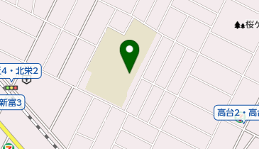 千歳市立高台小学校の地図画像