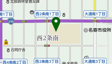 名寄市立名寄小学校の地図画像