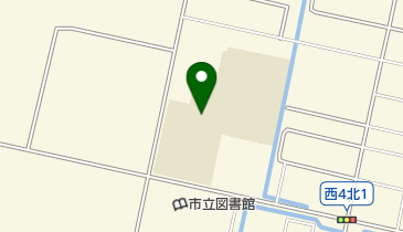 美唄市立中央小学校の地図画像