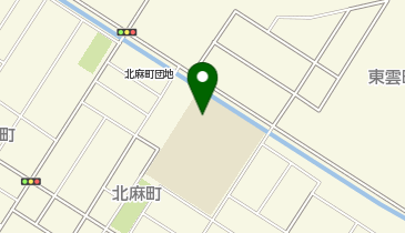 富良野市立東小学校の地図画像