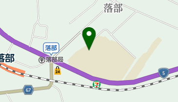 八雲町立落部小学校の地図画像